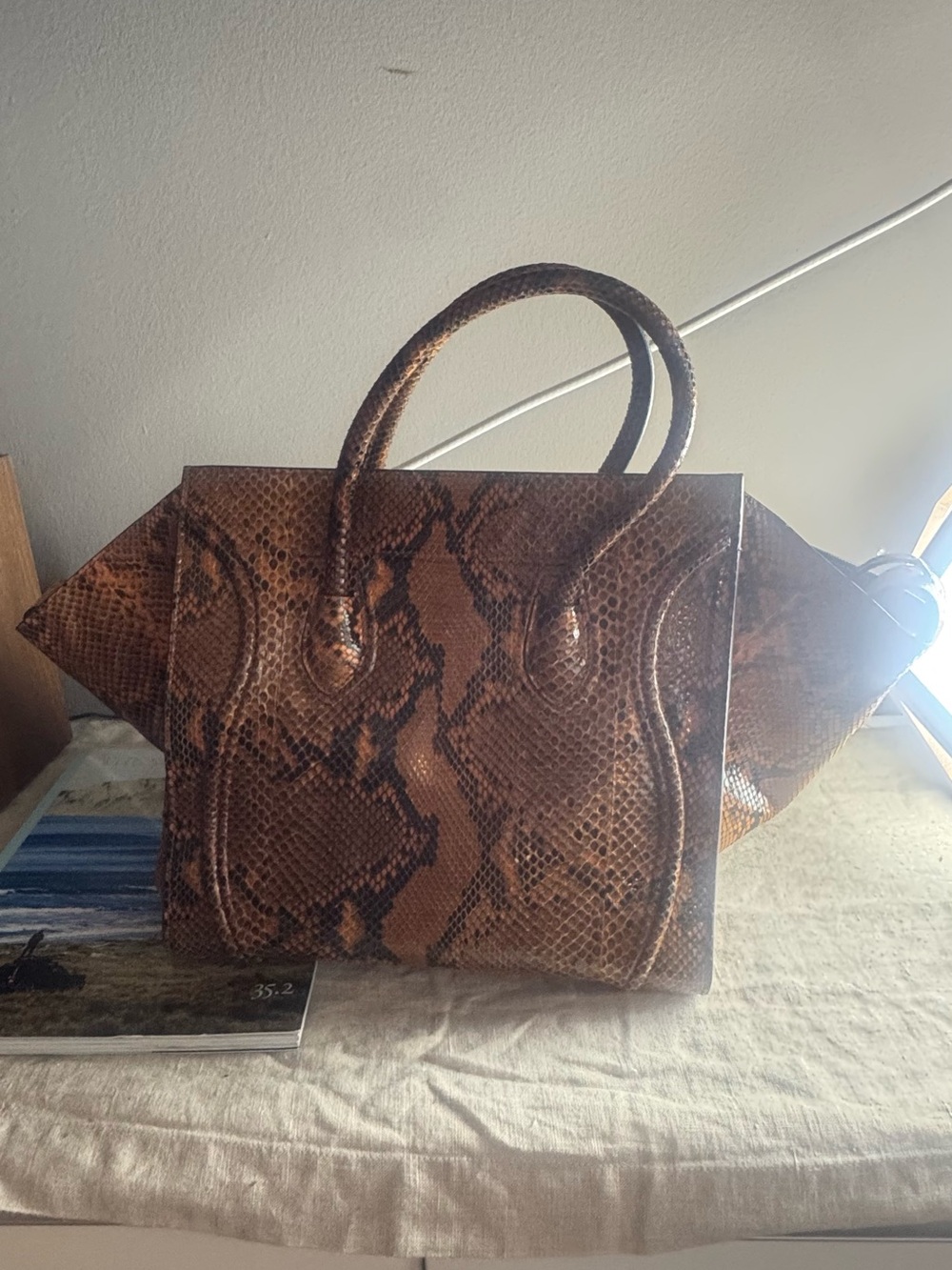 Celine Phantom Tote in Python - Picture 3 of 4